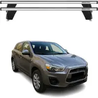 Menabo Dachträger für Mitsubishi Outlander Sport 2010-2015 75kg Alu Silber 2x