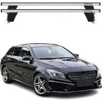 Omac Menabo Dachträger Grundtäger für Mercedes CLA X117 2015-2025 75kg Alu Silber 2x