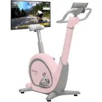 Skandika Ergometer Abisko Weltneuheit | Premium EMS-Widerstand, Smarter Heimtrainer App Steuerung, Automatische Lenker & Satteleinstellung