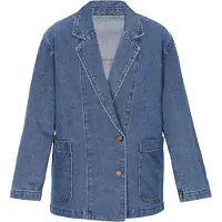 ROCKEASY damen jacke - blau denim, S