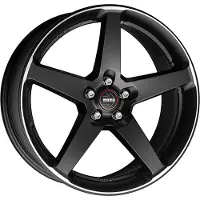 Momo 20 Zoll Alufelge five 20"x8.5" 5x112 PCD ET25 79.6mm Felge Schwarz