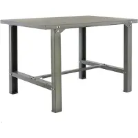 Proregal Werkbank BUFFALO METAL | HxBxT 83x150x73cm | Traglast 600kg | Grau
