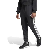 Adidas Sporthose "ESSENTIALS 3-STREIFEN FRENCH TERRY" schmal zulaufende Beinform, für sportliche Aktivitäten
