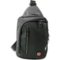 Travel N Meet Umhängetasche Sling Bag grau schwarz Herren ORD4227K