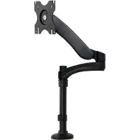 B-Tech BT7383/GB bewegliche Schreibtischhalterung (75 x 75mm, 100 x 100mm, Displaygröße bis zu 61 cm (24 Zoll), Belastbarkeit 9kg) schwarz