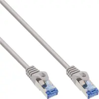 InLine Patchkabel, Cat.6A, S/FTP, TPE flexibel, grau, 40m, 40 m, Cat6a, S/FTP (S-STP), RJ-45, RJ-45, Grau