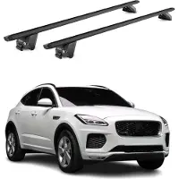 Aurilis Dachträger Grundtäger für Jaguar E-Pace 2017-2025 100kg Alu Schwarz 2 tlg ABE