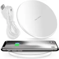 Naukita Wireless Charger Kabellos Ladestation Ladegerät für Samsung Galaxy S20 Serie 10W