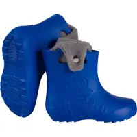 Camminare Kinder Ultraleicht Gummistiefel Frosch Gefüttert blau mit Einlage 24/25
