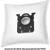 Rs-products 20x Stausbaugerbeutel passend für Blink PH03 I PH 03 kompatibel zu Philips, AEG, Elektrolux, Progress, Volta