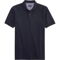Olymp Polo Casual, modern fit polo, marine blauw