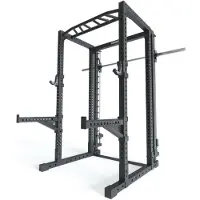 ATLETICA R7-Reeve Power Rack | 220cm Höhe | Kompaktes Basisrack für Grundübungen | Calisthenics | Kniebeugen | Bankdrücken | Schulterdrücken | Rudern