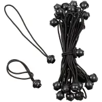 MFH 27560A - Spanngummi mit Kugel - schwarz
