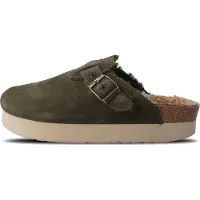 Genuins Riva Velour Olive Veloursleder Größe: 41 Schmal