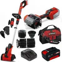 Einhell Set Picobella 215 + 90 Akkubürste 18V Akku 4.0 Ah Ladegerät Tasche Zubehör