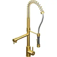 Steinberg Serie 100 Küchenarmatur, mit Handbrause, Ausladung 156mm, schwenkbar, 1001480BG