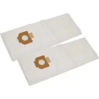 VHBW 10x Staubbeutel kompatibel mit Nilfisk-Alto SQ 8, 850-11 Staubsauger - 42,5cm x 28cm Weiß