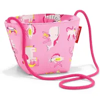 Reisenthel minibag kids, Tasche, Freizeittasche, Kindertasche, Polyestergewebe, ABC Friends Pink, 0.5 L, IV3066