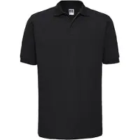 Russell R-599M-0 | Strapazierfähiges Herren Poloshirt bis 4XL - Farbe: Black - Größe: XXL