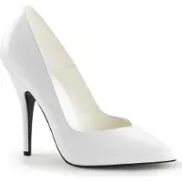 Pleaser SEDUCE-420V Damen Pumps von , Weiß , EU 46, US 16
