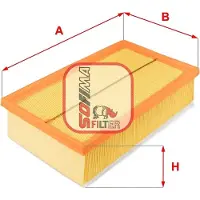 Sofima Luftfilter S 3532 A für VW Golf VII Schrägheck (5G1, BQ1, BE1, BE2) Filtereinsatz