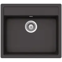 Schock Unterbaubecken Cristadur Mono N-100 U Green Line Dusk DSK Exzenterbedienung