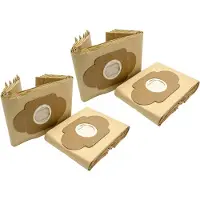 VHBW 20x Staubbeutel kompatibel mit Wetrok Bantam 6 Staubsauger - 21,5cm x 16cm Sandfarben