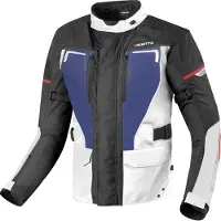 Bogotto Aveno 3in1 Wasserdichte Motorrad Textiljacke Schwarz Blau Größe S