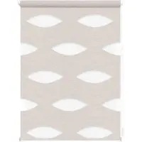 Lichtblick Duo Rollo Ellipse Klemmfix, ohne Bohren Natur, 150 cm, 60 cm x 150 cm (B x L)