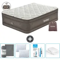 Bestway Luftmatratze - 2-Personen - 152 x 203 x 51 cm - Braun - Inklusive Zubehör