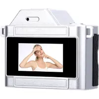 Kkmoon Winzige Schlüsselanhänger-Kamera mit Magnethalterung, 12 MP, 1080p, tragbare Retro-Kamera mit 0,96-Zoll-Bildschirm und LED-Fülllicht für Videoaufnahmen, schwarz
