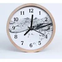 Tulup Holzuhr 30fi cm wanduhr - Wasser Showroom
