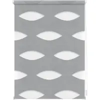 Lichtblick Doppelrollo blickdicht ohne Bohren Klemmbar, Anschraubbar Grau 70 cm x 150 cm (B x L)