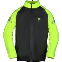 Modeka Flex Dry Motorrad Regenjacke, schwarz/gelb, 5XL