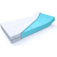 MSS e.K. MSS Aqua Deluxe - 7 Zonen Wellness Matratze - 90 x 200 cm | Höhe 21 cm | Härtegrad H4/H5