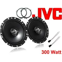 DSX JVC Lautsprecher Einbau Set Tür vorne hinten passend für Audi A6 B4 97-06 300 Watt