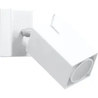 Sollux Wandleuchte MERIDA weiß 1xGU10 10W Stahl 8x16x8cm