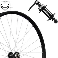 Roland Vorderrad 28", Disc Centerlock, schwarz, SE TAURUS 21, Aluminium, HB-M5100, Schnellspanner