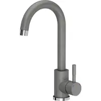 VBChome Spültischarmatur Grau 360°drehbar Granit Gesprenkelt Wasserhahn Küchenarmatur Einhebel Spültischbatterie Spüle Mischbatterie Waschbeckenarmatur für Küche & Badezimmer