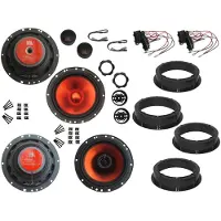 DSX JBL Lautsprecher Set für Skoda Octavia I Bj 97-04 Tür vorne hinten 1040 Watt