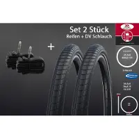 Schwalbe 2 Stück 26 Zoll Reifen Mantel 26x2.15 mit DV Schlauch 55-559