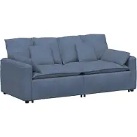 Syfax Modulares Sofa mit Kissen Blau