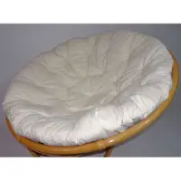 Rattani - Polster, Kissen, Auflage, Ersatzpolster für Rattan Papasansessel, Stoff Nuevo Loneta, D 120 cm, EU