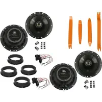 DSX JBL Lautsprecher für Skoda Roomster Bj 06-15 Tür vorne hinten Ausbaubügel 960 W