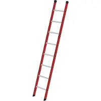 Proregal Sprossen-Anlegeleiter GFK/Alu ohne Traverse 8 Sprossen