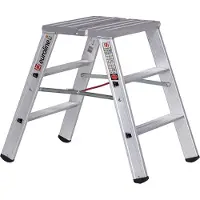 Euroline Premium 30581 Stufenstehleiter breit 2x3 Stufen