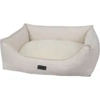 Nobby Komfortbett Kamba eckig beige, Maße: 100 x 80 x 25 cm