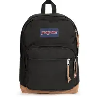 JanSport Right Pack Rucksack Schwarz mit gepolstertem Laptopfach, 31 L