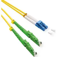 Roline LWL-Kabel duplex 9/125µm OS2, LSH APC / LC UPC, LSOH, gelb, 2 m