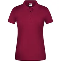 James & nicholson Pflegeleichtes und strapazierfähiges Polo wine, Gr. S
